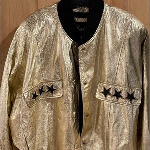 Gold Star Leather jacket retro